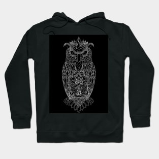 owl in smart pattern art ecopop Hoodie